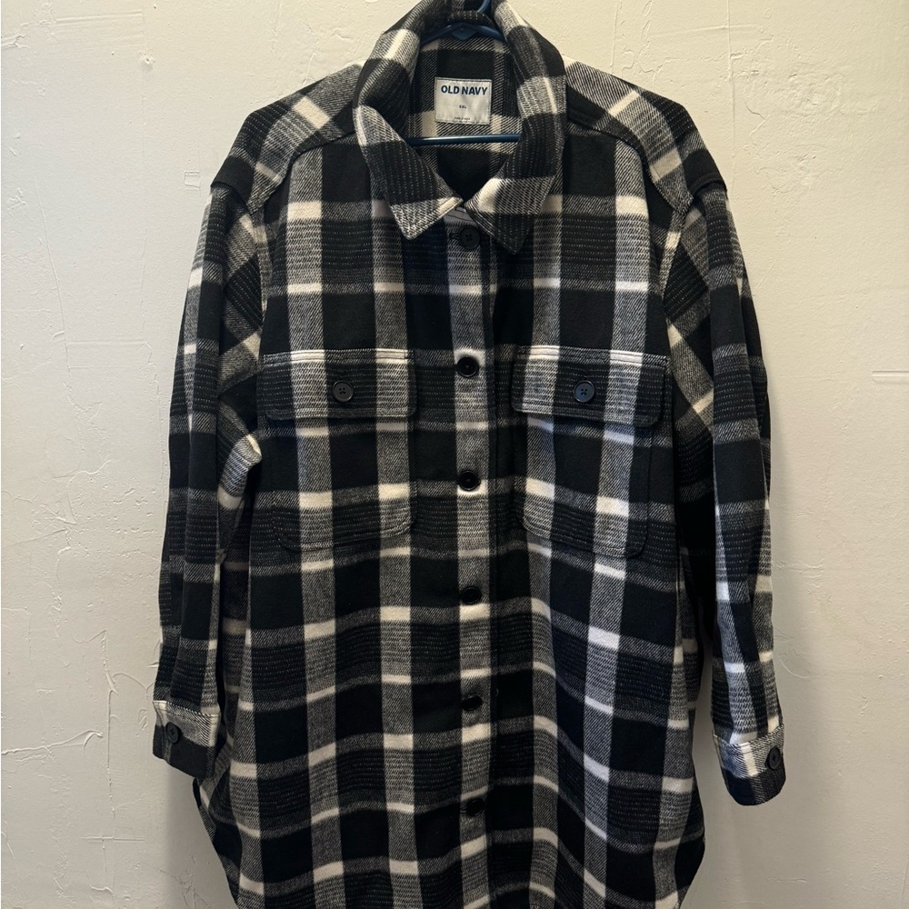 NWOT Flannel Winter Coat